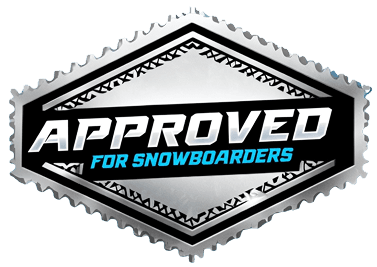 Approved for Snowboarders Badge