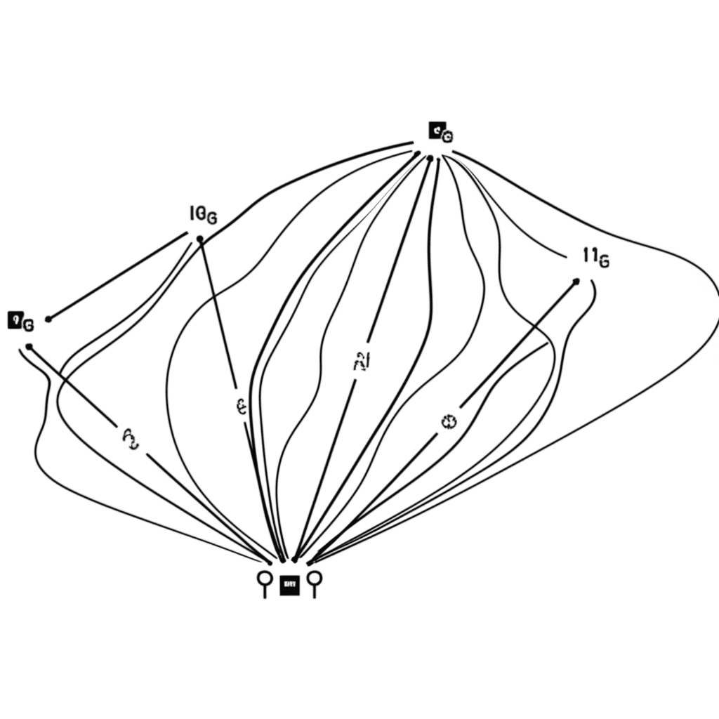 Minimalist white winter ski map with clean design and high contrast