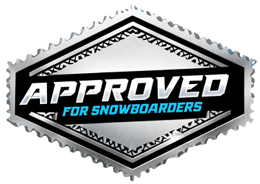 Approved for Snowboarders Badge