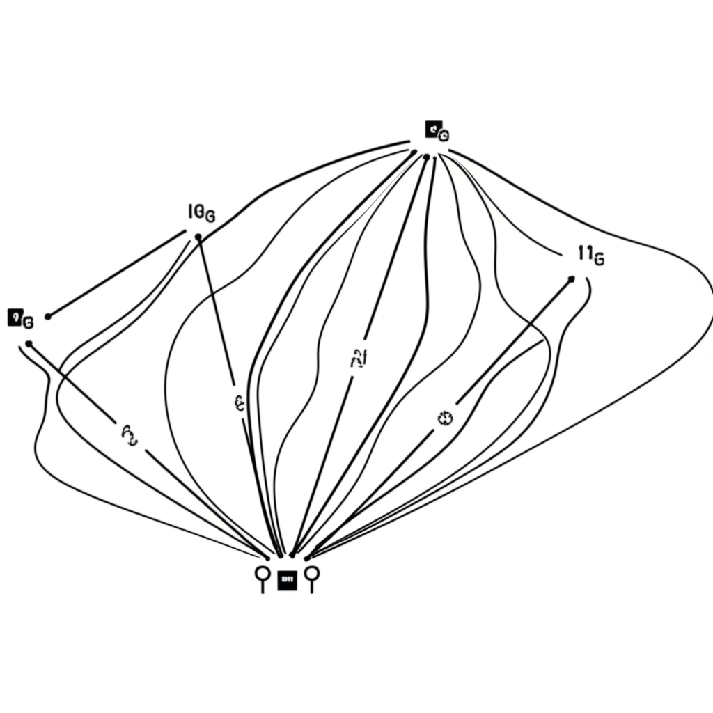 Minimalist white winter ski map with clean design and high contrast